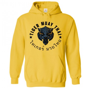 Tiger Muay Thai MMA Lovers Graphic Print Hoodie